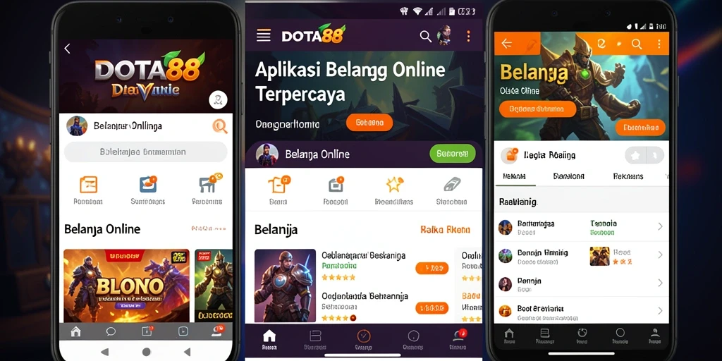 Antarmuka DOTA88 menawarkan kemudahan dalam berbelanja online.