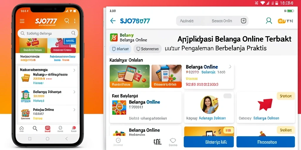 Tampilan antarmuka SJO777 yang ramah pengguna untuk belanja online.
